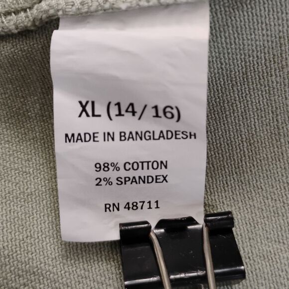 Colorful Planet Jacket green size XL Shacket Zip Front with Pockets - Picture 4 of 13